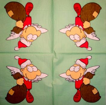 NW-206 Weihnachtsmann - 3-lagig (mint)
